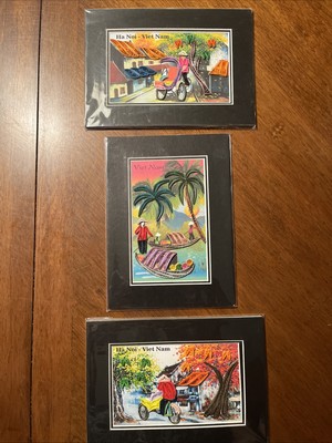 Ha Noi Viet-nam Vietnam Vintage Asian Travel Art 3D Print 10  X 8  Lot Of 3