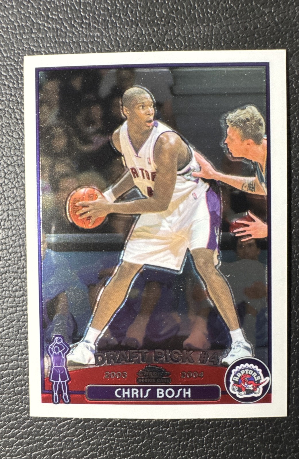 Chris Bosh #114 Basketball Cards 2003 Topps Chrome trading card — raw and PSA graded price guide