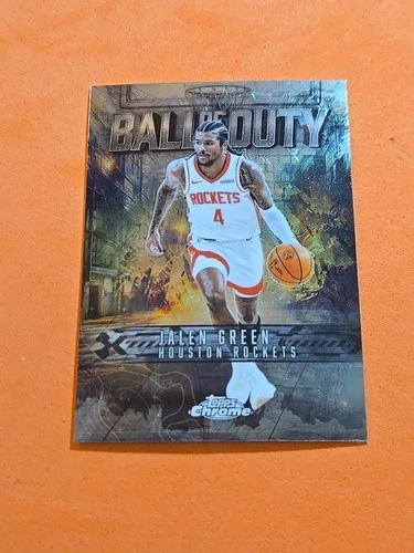 2025 Topps Chrome Jalen Green Base (RAW)