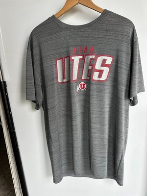 Utah Utes XL Shirt Russell Athletic Gray NCAA Football Graphic Tee