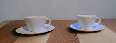 Nespresso Tassen & Untertassen - Espresso / - weiß x2, Kaffeeliebhaber