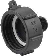 IBC Water Tote Hose Adapter - Food Grade 250 Gallon, 2" x 3/4" Male Thread
