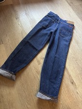 True Vintage 60s JC Penny Foremost Selvedge Denim Jeans 26 Waist Gripper Zip