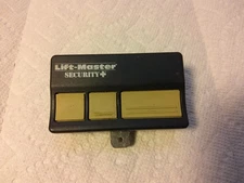 LiftMaster Security+ 973LM  Black  Garage Door Opener 3 Button OEM, New Battery 