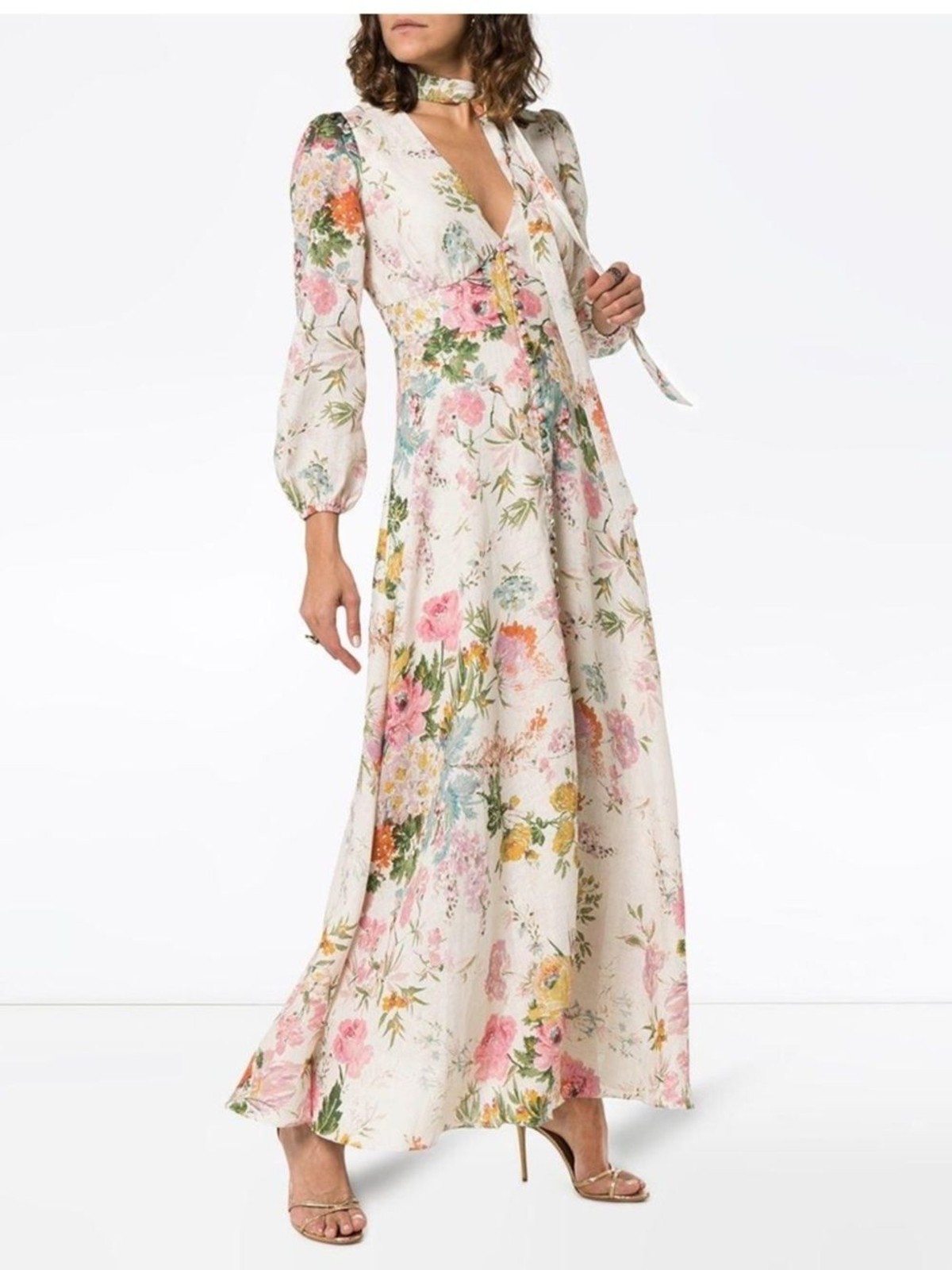 NWOT zimmermann heather Floral Maxi Dre