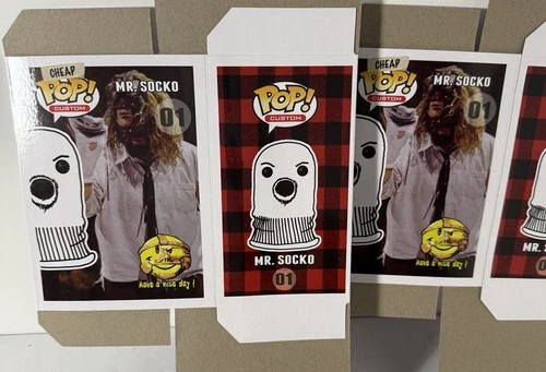 Custom Funko Pop Box – Mr. Socko Mick Foley WWE Hall of Fame Display Box Only X2