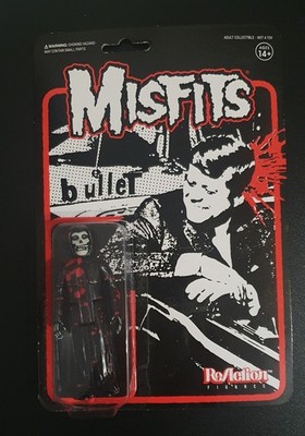 Super7 Misfits Reaction Figur Bullet  Neu & OVP Crimson Ghost