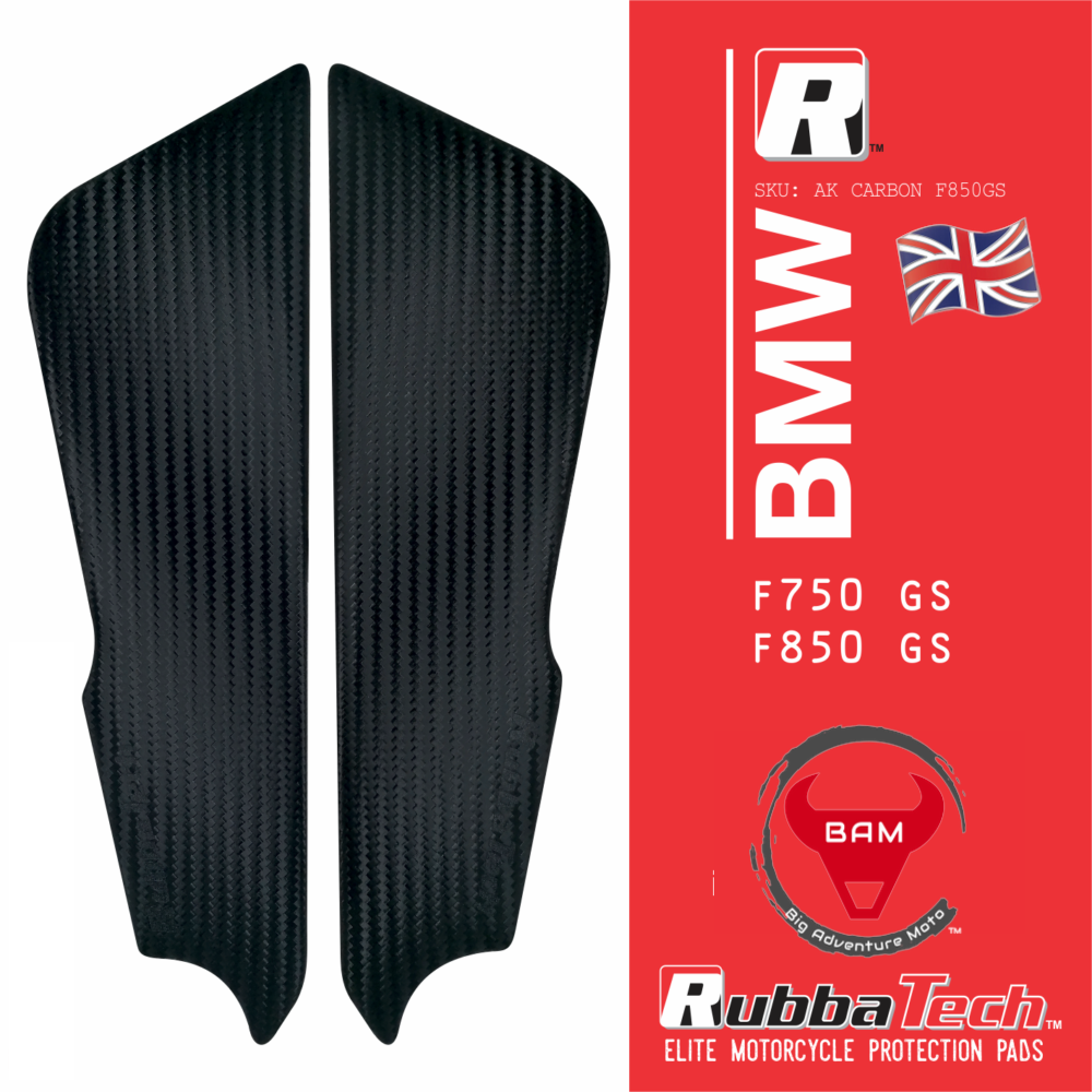 RubbaTech BMW F750 & F850GS rubber knee pad set