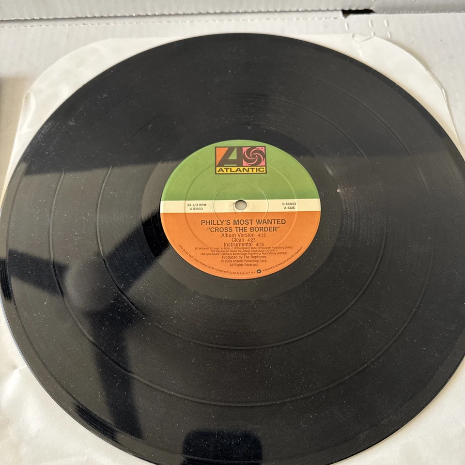 Philly's Most Wanted Cross The Border 12" Single Atlantic 4b9 - Image 3 of 4