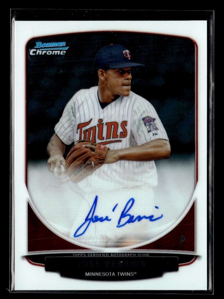 2013 Bowman Chrome Jose Berrios Prospects Auto Autograph #BCA-JB UX4285