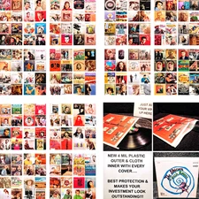 🛡️U-PICK🛡️PREMIUM VINTAGE VINYL LP COVERS-ONLY LOT 2  (R&B-JAZZ-ROCK-COUNTRY)