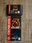 Mortal Kombat 3 (Sega Genesis, 1995) Authentic Game Cartridge and Manual
