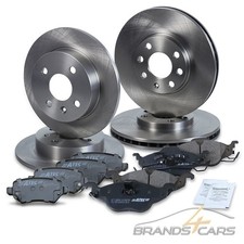 ATEC BREMSSCHEIBE+BREMSBELÄGE BREMSKLÖTZE VORNE+HINTEN FÜR OPEL ASTRA G 1.2-1.8
