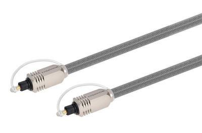 Monoprice Premium S/PDIF (Toslink) Digital Optical Audio Cable - 3ft, Heavy Duty