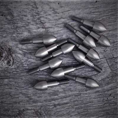 BULLET SCREW IN PREMIUM POINTS STAINLESS STEEL 12 PK 5/16 and larger | eBay