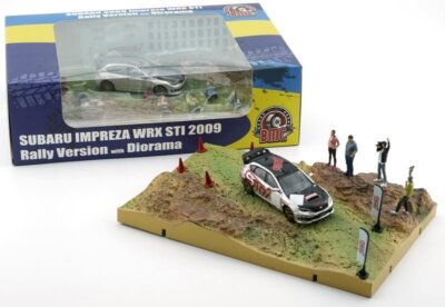 SUBARU Impreza WRX Sti - Limited Diorama - 2009 - Rally Version - BM Creations 1