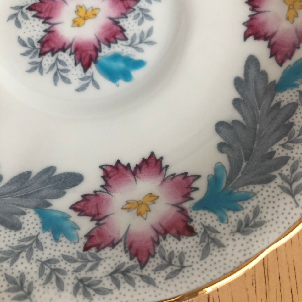 New Chelsea England Fine Bone China teacup/saucer/plate trios Vintage ...