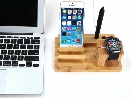 Charging Dock Stand Station Holder for Apple Watch iWatch iPad iPhone X XS 8 Tab - Image 4 of 4