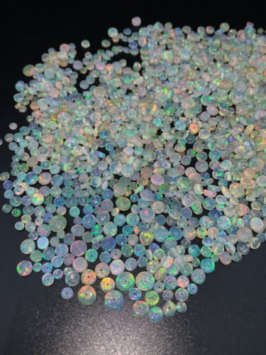 Top Quality Ethiopian Opal Beads, Welo Fire Opal Rondelle Drilled Opal Beads - Picture 4 of 10