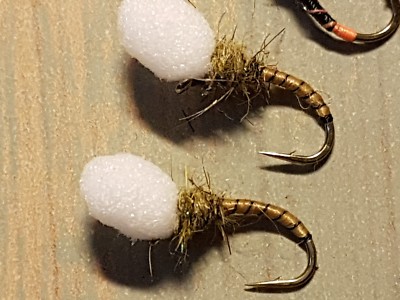 Suspender Buzzer FOAM SMART Flies, 9 pack size 12 Kamasan