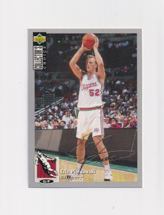 1994-95 Collector's Choice SILVER SIGNATURE # 331 Eric Piatkowski L.A. CLIPPERS