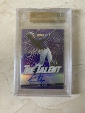 2020 Leaf Valiant Coby Mayo #/25 The Talent Purple Rookie Autograph BGS 9.5/10