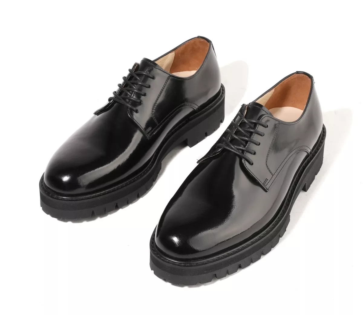 Vintage Mens LOUIS VUITTON Oxford shoes Leather black Size 11 Vibram