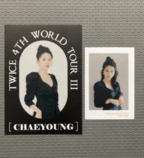 TWICE 4th World Tour III Museum Pack Mini Photo Sticker Photocard Chaeyoung