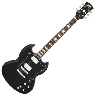 Blitz by Aria BSG-STD SG Standard type Electric Guitar Black Used with Soft Case
