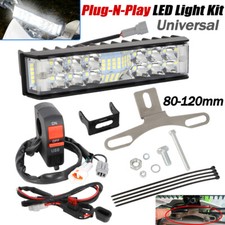 LED Headlight Light Bar+Switch Kit For KLX110 KL140 CRF110 CRF230 CRF250 Pitbike