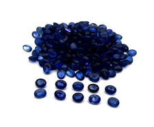 Natural Blue Sapphire Oval Cut Loose Gemstone Lot 14 Pcs 3 4 MM 3 CT