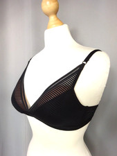 Soutien-gorge Princesse Tam Tam Modèle Esquisse - Taille 85B (70B EUR), Corbeille Noire Avec Armature, Neuf Avec étiquettes