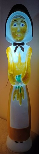 Vintage Don Featherstone Thanksgiving Blow Molds - Man Woman Pilgrims, Turkey - Picture 8 of 23