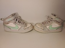 Nike Court Borough Mid 2 Boys Size 6Y White Athletic Shoes Sneakers CD7782-011