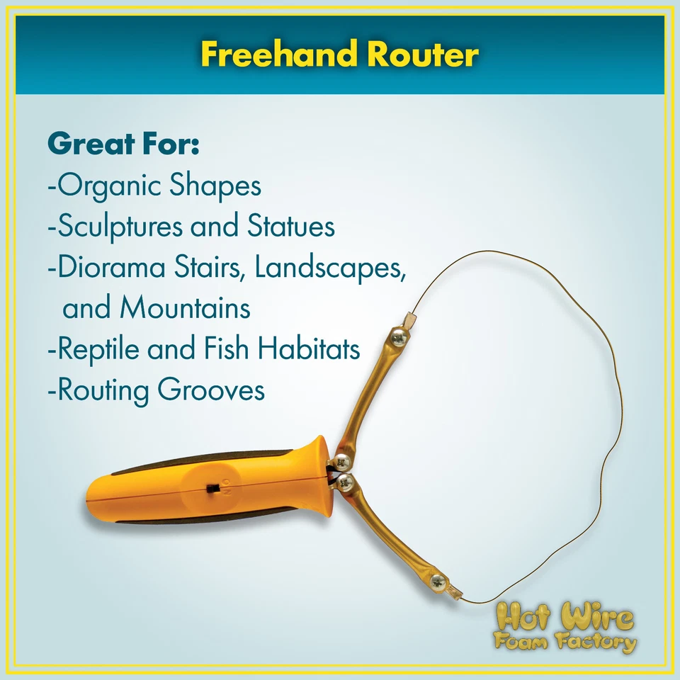 Hot Wire Foam Factory Freehand Foam Router Styrofoam, EPS, & XPS Cutting Tool - Image 2 of 4