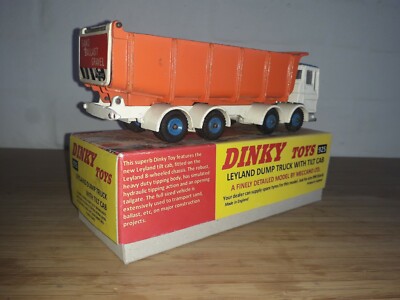 Dinky 925 Leyland Tipper Dump Truck Sand Gravel Complete