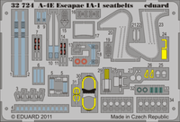 Eduard FotoäTzteile A-4E Escapac IA-1 Seatbelts For Trumpeter Kit 1:32 Art 32724