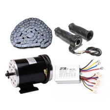 1000W 48V Brush Motor with Controller T8F Chain for Go kart E-Bike Scooter ATV