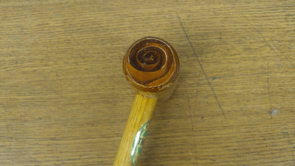 NUEVO MAZO MARTILLO CUERO CRUDO CARA SUAVE HERRAMIENTAS THOREX - HECHO EN INGLATERRA B46 Foto 4 de 4