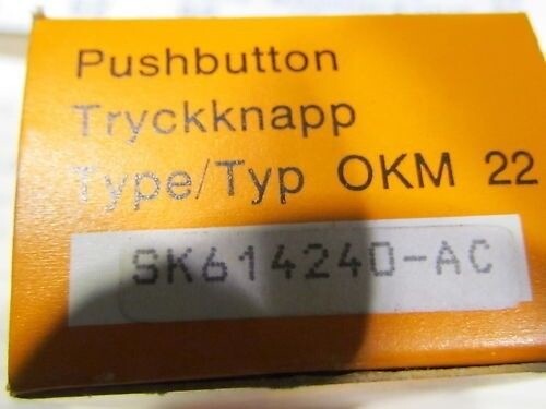Asea Pushbutton Tryck Knapp Type OKM 22 SK614240-AC / NEW - Picture 7 of 7