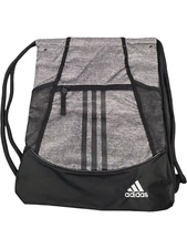 adidas 5143952 Alliance II Sackpack Unisex Gray Polyester Drawstring Luggage Bag