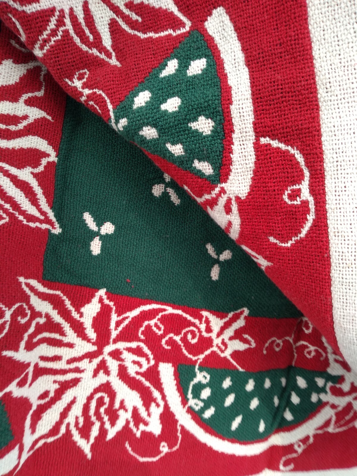 Classics Simply Country Watermelon Blanket Throw 1992 Tags fringe 47x65" Vintage
