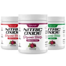 Nitric Oxide Organic Beet Root Powder Beets, Heart & BP Support 3 Flavor Options