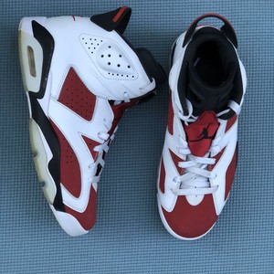 Nike Air Jordan 6 Retro Carmine Red White Ice 21 Release Men S Sz Size 8 5 Ebay