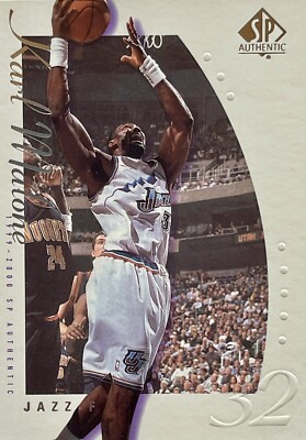 1999-00 SP Authentic KARL MALONE Utah Jazz
