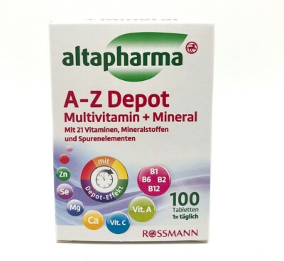   Altapharma A-Z Depot Multivitamin + Mineral mit 21 Vitaminen  