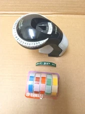 DYMO Organizer Xpress Label Maker Color Black Embossing Labels 3/8" PLUS Refills