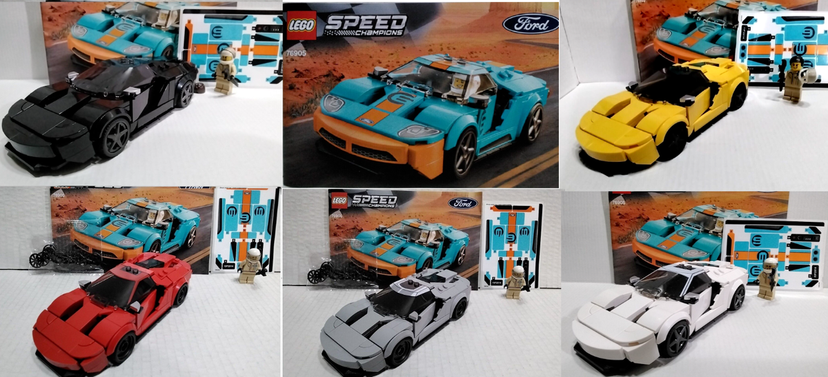 LEGO 76905 Speed Champions Ford GT Heritage Edition - Custom