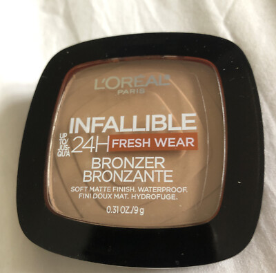 L'Oreal Infallible Bronzer Women's Bronzanite #250 Light 24H Fresh Wear New Open