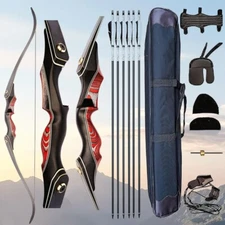 PMZ 60" Recurve Bow 35lb Beginner Hunting Target Practice Bow for Outdoor